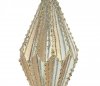zlota dekoracja choinkowa / Diamant 13cm - Goldsaiten